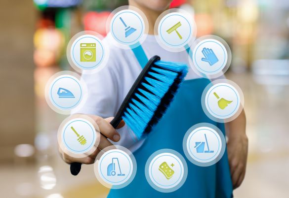 Range of professional cleaning services